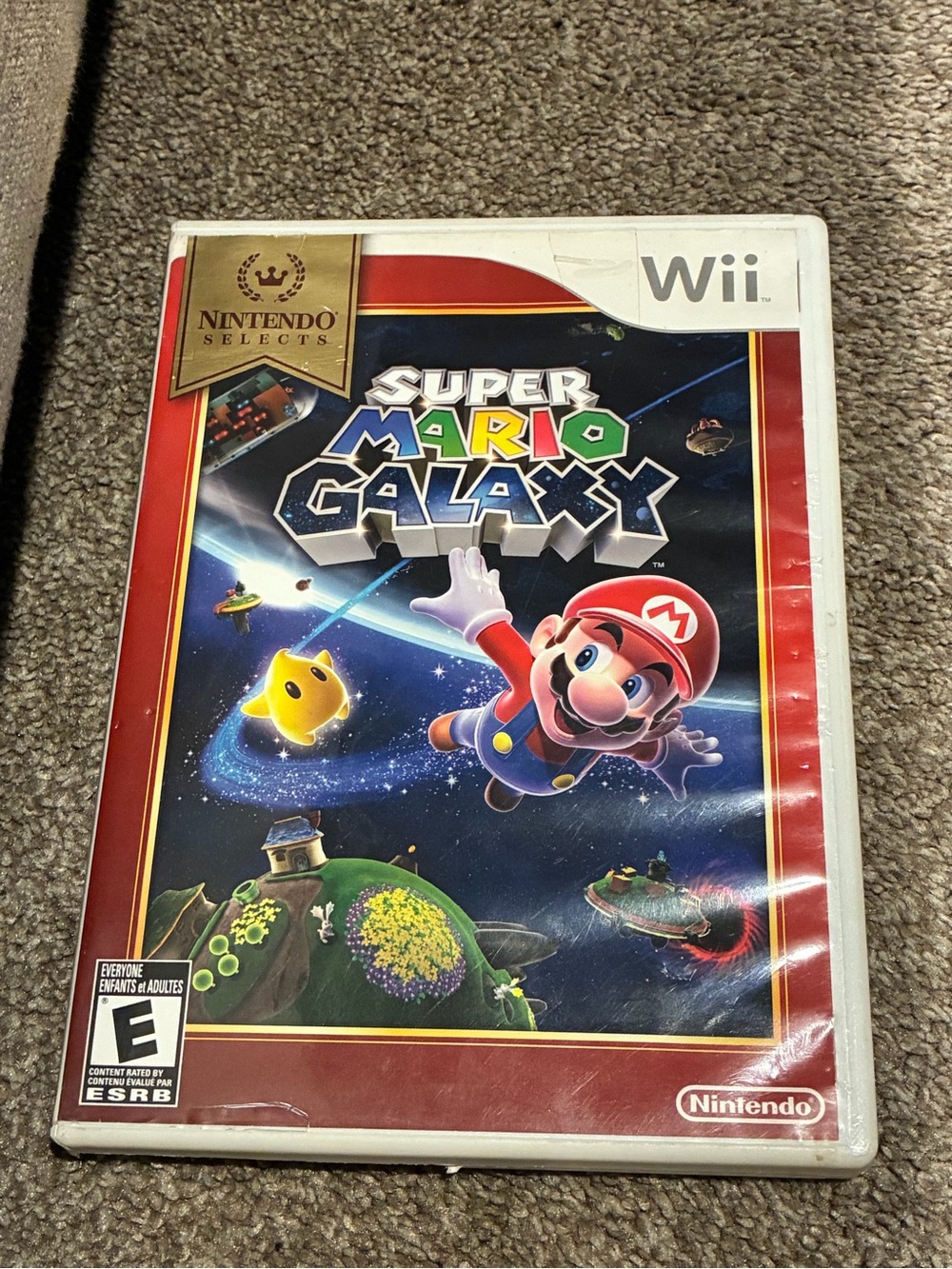 Nintendo Super Mario Galaxy (Red, Blue) - Wii Selects Edition